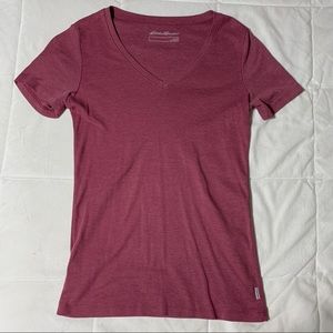 Eddie Bauer Women’s V-Neck T-shirt Size Medium